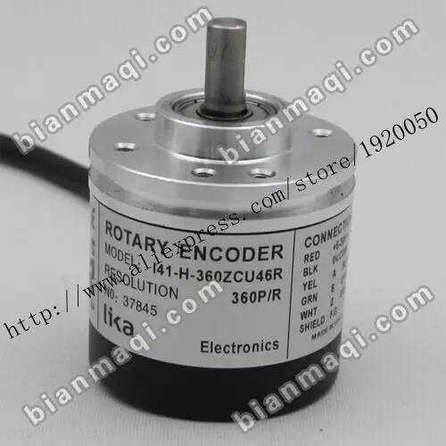 

Hot I41-H-2500ZCU46R LIKA rotary encoder solid shaft 6mm 2500 lines