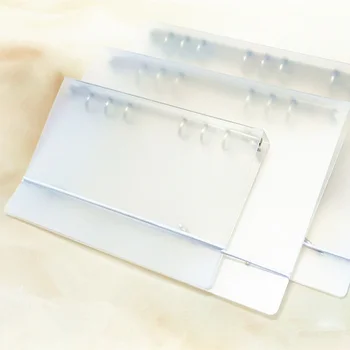 

A5/A6/B5 Transparent Loose Leaf Ring Binder Weekly Planner Diary Notebook Cover