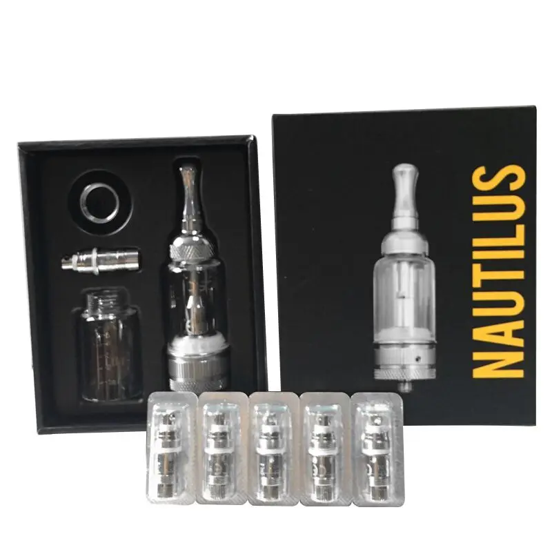 Nieuwste 100% 5 stks aspire nautilus bvc spoel hoofd nautilus atomizer eenheden + aspire nautilus verstuiver tank vaporizer met 5 ml yy