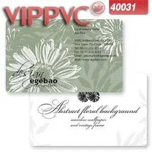 

a40031 Best Business cards white plastic PVC card