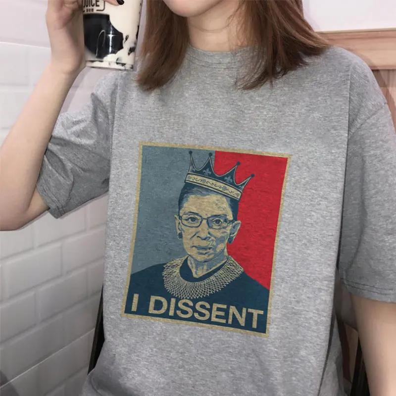 Женская футболка с коротким рукавом Tumblr Ruth Bader графическим рисунком и надписью I