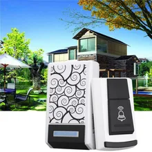Smart Wireless Remote Control Doorbell 36 Tunes Home Receiver With LED Light Waterproof DC Door Bell 100m Range for Home Office eu us plug in wireless waterproof door bell 36 tunes remote control doorbell home security led light doorbells with no battery