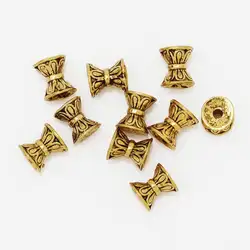 Барабаны в форме золотой сплав из бисера Шапки, Необычные Дизайн Металл Конец Бусины для изготовления ювелирных изделий DIY, 100 шт./пакет-10041257