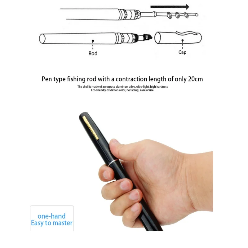 Портативный карманный мини Рыбалка комбо металлический стержень + спиннинг катушечное колесо телескопическая удочка ручка Форма складной