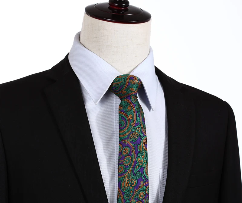  TP806G7 Green Purple Paisley 2.75