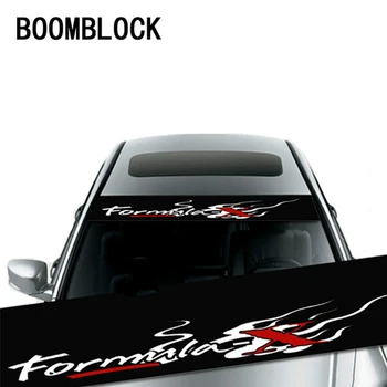 

1Pcs Car Styling Front Windshield Waterproof Stickers For Peugeot 307 206 407 Citroen C4 C5 Honda Civic Accord CRV Lada Vesta