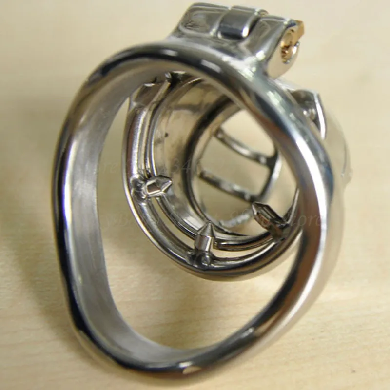 Male Chastity Device with Anti-Shedding Ring,Penis Rings,Cock Cage,Penis Lock,Stainless Steel Chastity Belt,BDSM Sex Toy For Men