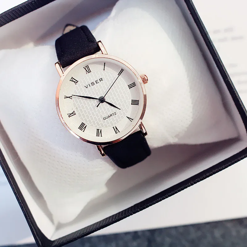 

Couple watches high quality low price top luxury brand VISER girls watches students simple men quartz wristwatches gift fashio