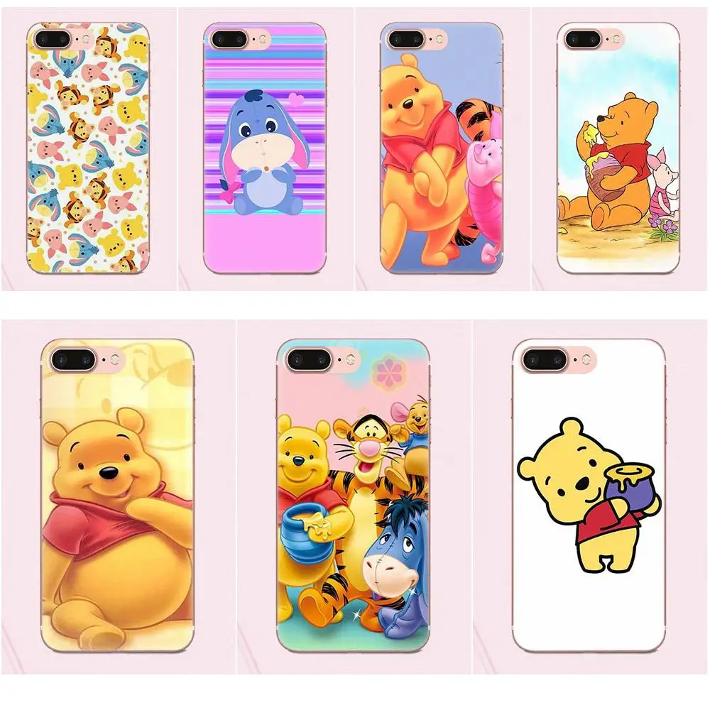 

Soft Mobile Phone Cases The Winnie Pooh For Huawei G7 Y6 II Y7 For Xiaomi Redmi Note 2 3 5 Mi 3 4 4C 4I 5S 5X 6X 8 SE Pro