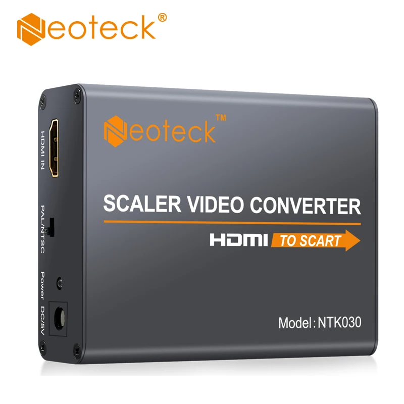 Алюминиевый адаптер Neoteck HDMI в SCART конвертер 1080P композитный HD видео стерео аудио