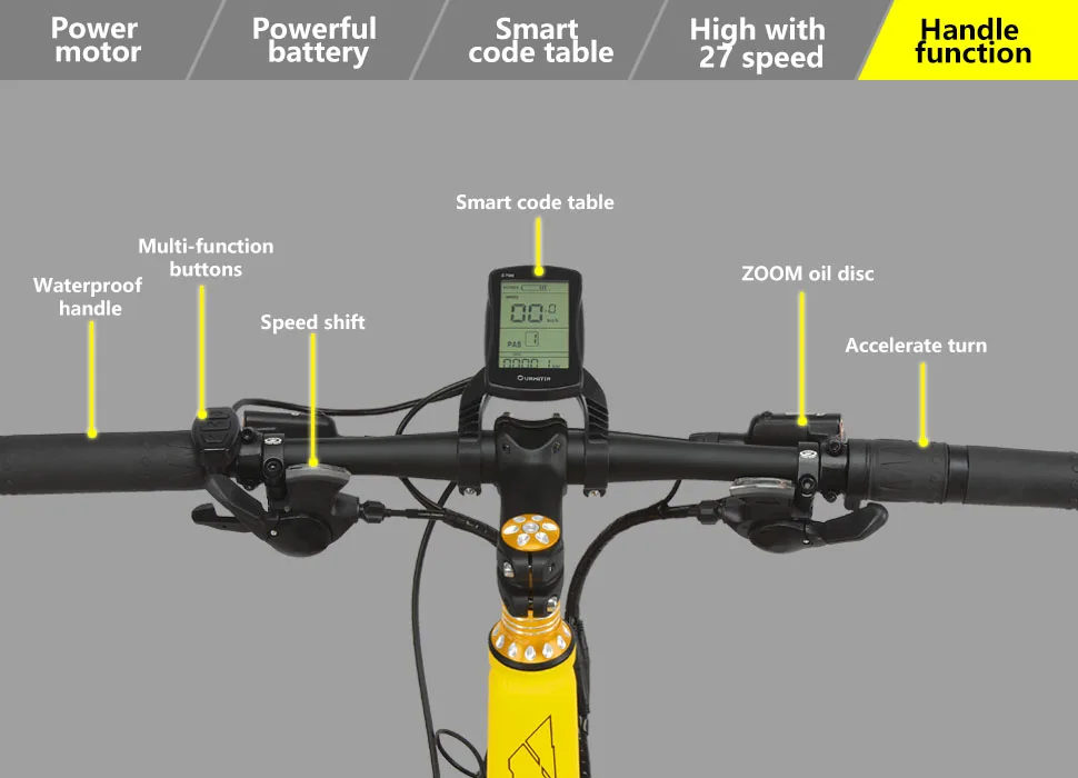 Best Lankeleisi XT750Plus Electric Bike Super power 1000W Fat Tire 48 12.8A lithium battery 27 Speeds multifunctional  table 8