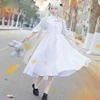 Liva-Disfraz de cosplay de Anime para chica, cosplay de Anime de Kasugano Sora, Yosuga no Sora, disfraces de Lolita blanca de alta calidad hechos a medida ► Foto 2/6