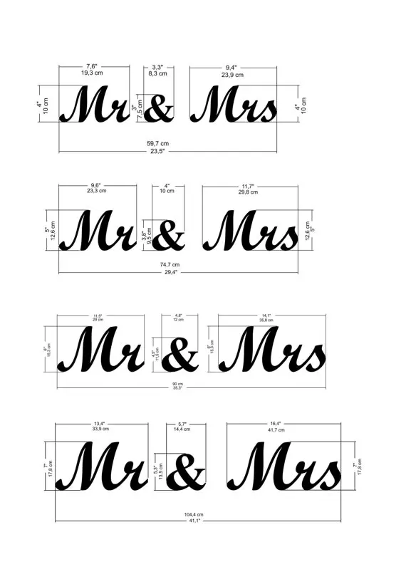 Free shipping Pure white mr&mrs sign set. Wedding Sweetheart table decor wooden signs.|mr white|mr & mrsign wedding |