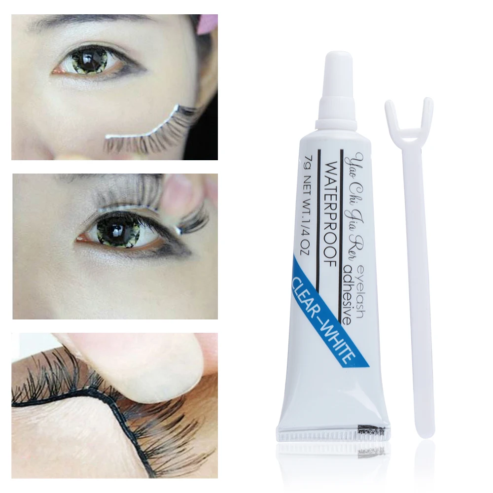 

1pc False Eyelashes Glue Transparent 7g Lash Extension Adhesive Double Eyelid Waterproof Eye Makeup Tool