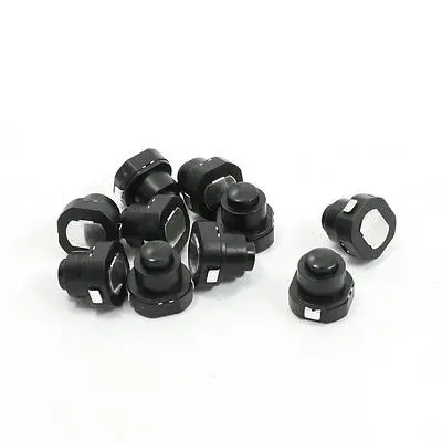 

10 Pcs AC 250V 1.5A Latching Round Top Push Button Switch for Electric Torch
