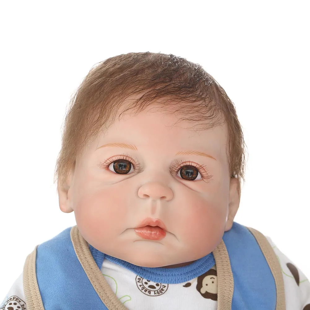 

NPK Reborn Doll 57cm/22.4" Soft Silicone 3D Lifelike Jointed Baby Toys Kids Infant Sleeping Toy M09