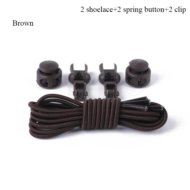 No Tie Shoelaces Stretching Lock lace Locking Shoe Laces Elastic Sneaker Chidren Shoelaces Shoestrings RunningJoggingTriathlon (22)