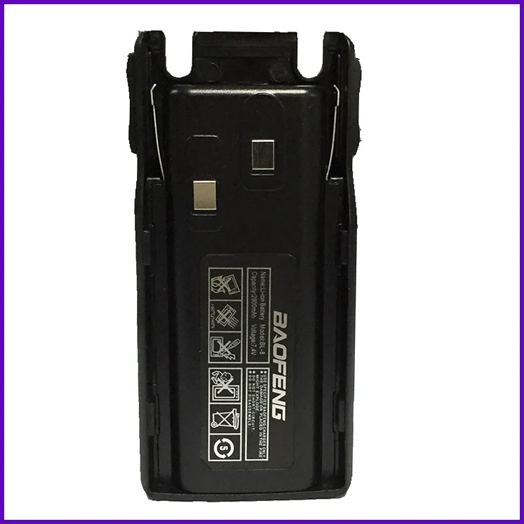 Портативная радиостанция Walkie Talkie Original 7 4 V 2800mah батарея Baofeng UV 82 аксессуары для