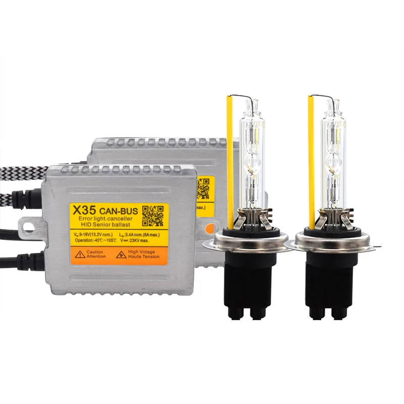 SKYJOYCE Автомобильная фара 35 Вт DLT Heartray Canbus Xenon HID Kit X35 балласт быстрая яркость H7 H1 H11 D2H