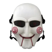 Хэллоуин Косплей Реквизит Костюмы пилы маска бутик пластиковая маска бензопилы убийца Косплей