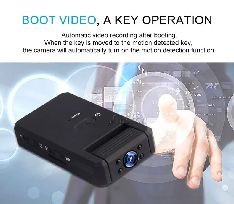 visão noturna sensor movimento filmadora dv gravador