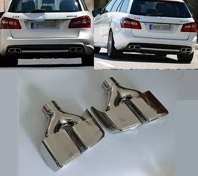 Задний глушитель для выхлопной трубы пригодный Mercedes Benz W212 E Class E200 E260 E300 E63 AMG|for
