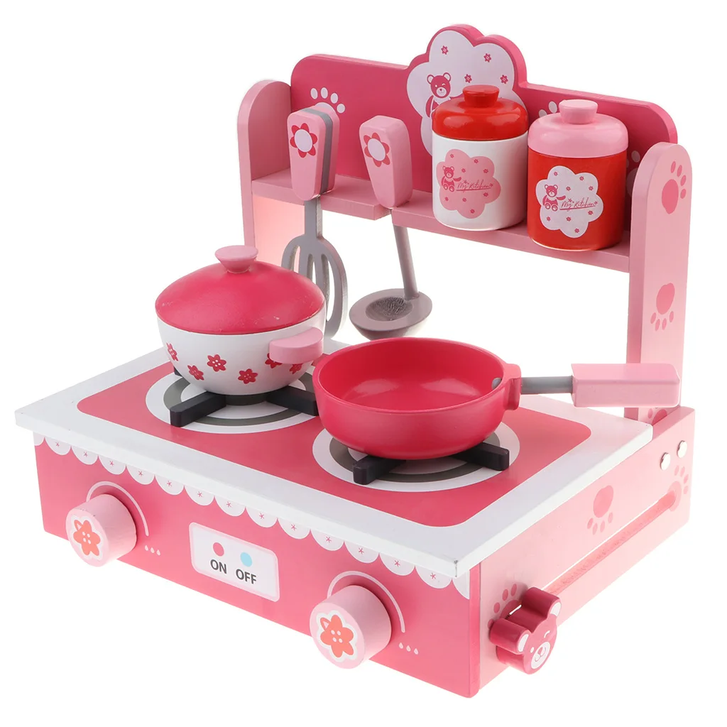 

Children Simulation Kitchen Cooking Role Play Pretend Toy Cooker Game Set