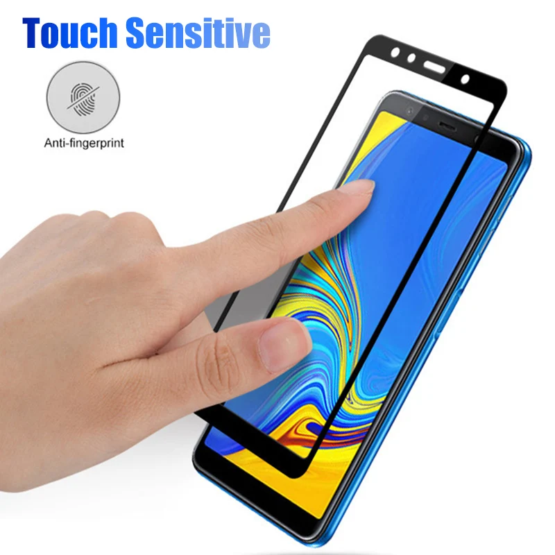 CAPAME для Samsung A7 2018 Защитное стекло экрана протектор Galaxy A5 2017 A3 2016 A6 A8 A9S закаленное