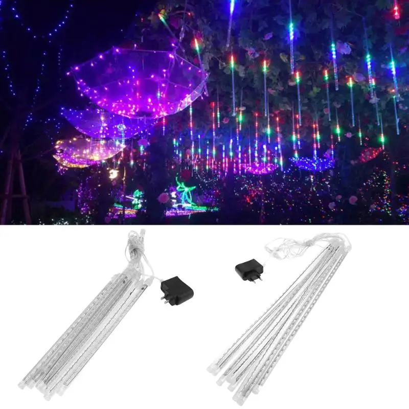 30cm/50cm Waterproof Meteor Shower Rain Tubes AC100 240V LED Christmas