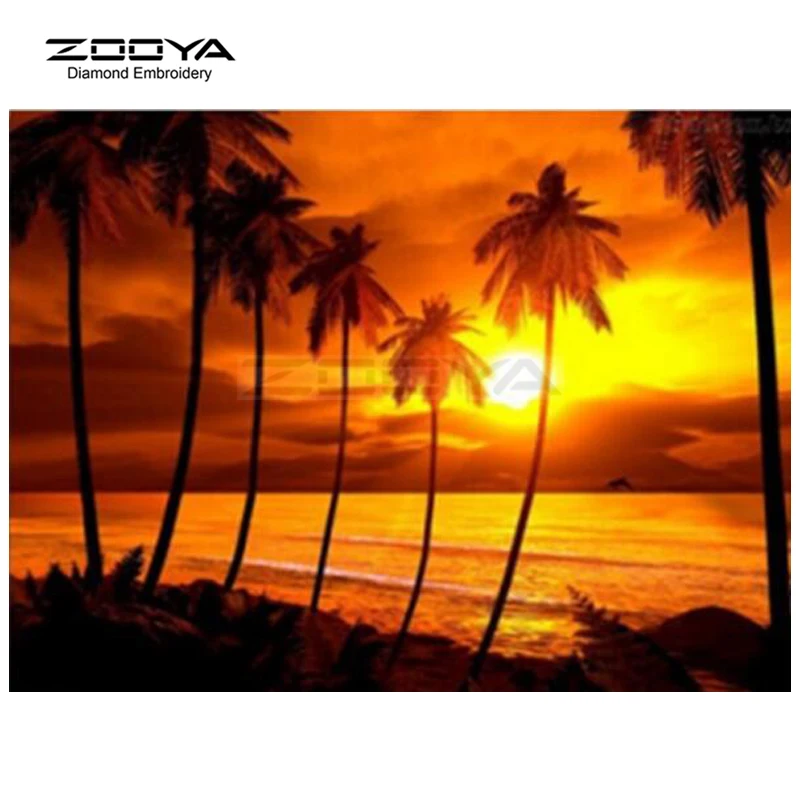 Get Zooya Diamond Embroidery Diamond Painting Sunset Seaside Tree For iPhone Wallpaper Zooya Diamond Embroidery Diamond Painting Sunset Seaside Tree For iPhone Free
