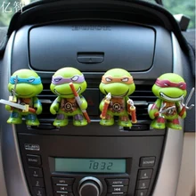 YZ автомобиль духи прекрасный Q стиль ниндзя мультфильм кукла крутой стиль выход освежитель воздуха девушка подарок 4 шт