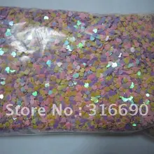Смешанные цвета сердце палитра блесток для дизайна ногтей/DIY украшения 30 г/пакет