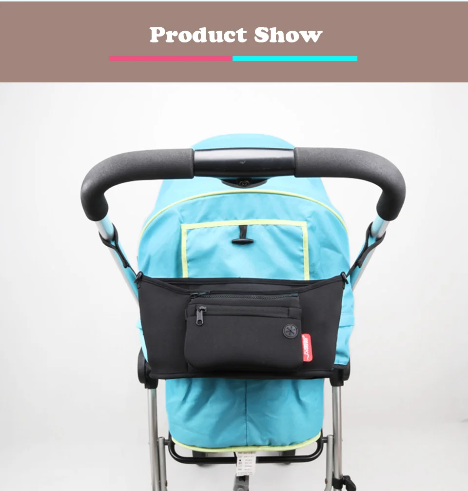 Многофункциональная сумка для коляски, переносная сумка для подгузников, большая вместительность, 2 в 1, сумка на запястье, подвесная коляска, Детская сумка, аксессуары для коляски