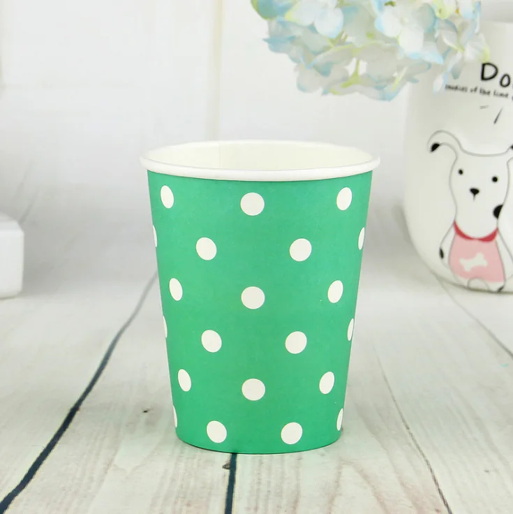 FANLUS Creative Princess Friendship Birthday Party Paper Cups Disposable Tableware (6pcs), Multi Color Party Supplies (14)