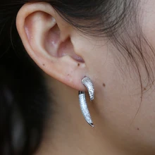 AAA Cz, классические серьги-гвоздики с шипами, CZ Кристалл, серьги с крошечными микро камнями, роскошные свадебные серьги для женщин