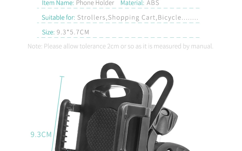 Универсальный держатель для телефона коляски крепление сотового телефона на руль для багги/коляски/тележки для покупок продукция по уходу за младенцами аксессуары для колясок