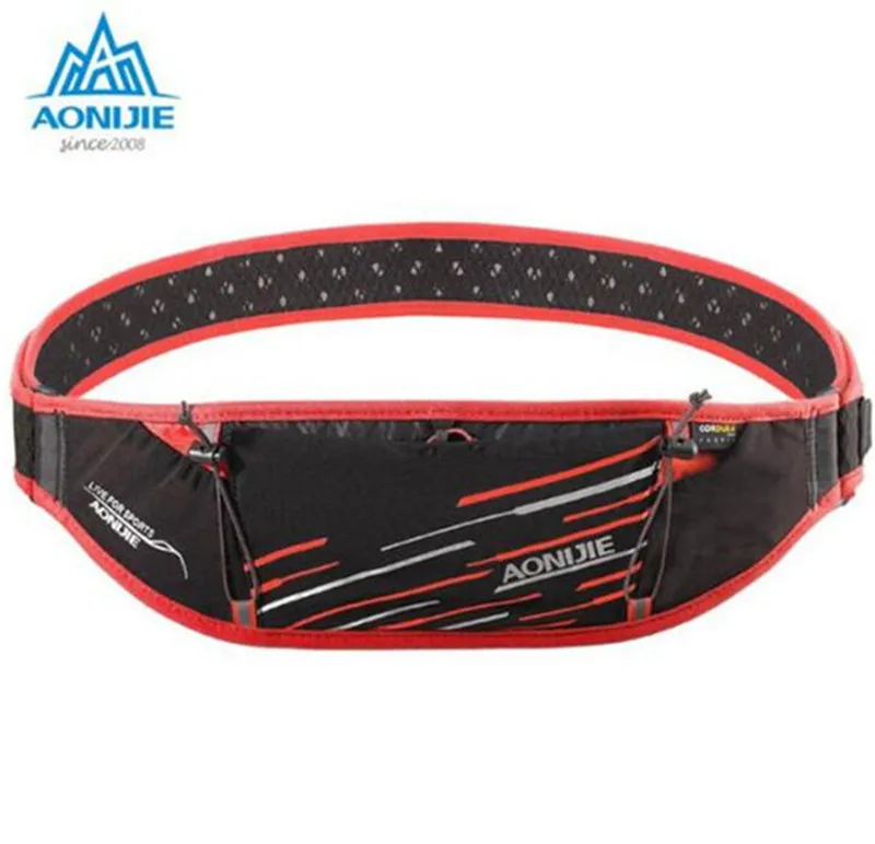 

AONIJIE Men Women Running Bag Marathon Waist Pack Outdoor Hiking Racing Gym Fitness Money Belt Hip Bag