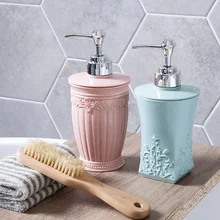 Ретро жидкости мыло диспенсер ванная комната насос гель для душа Бутылочки для шампуня кухня моющее средство ручной мыло диспенсер бутылки mx12131131