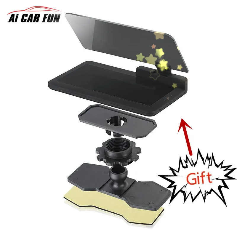 

Universal Car HUD Holder Head Up Display Projector Bracket For GPS Navigation Driving safe For Mobile Phone Holder