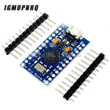 

10pcs Pro Micro ATmega32U4 5V 16MHz Replace ATmega328 For Pro Mini With 2 Row Pin Header For Leonardo Mini Usb Interface