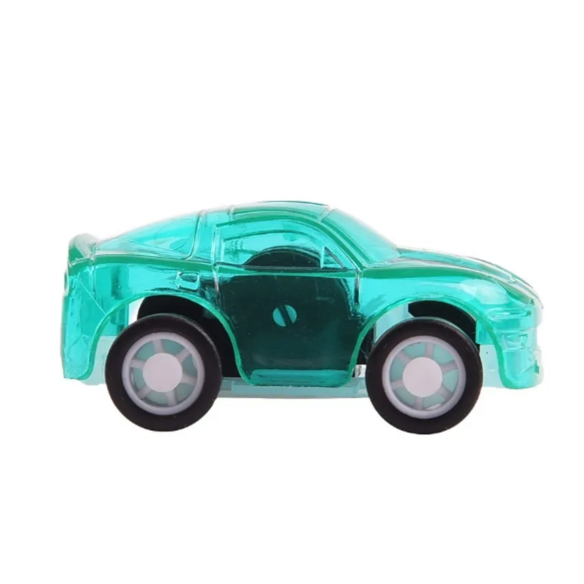 

ROHDE Kids Toys Cars Mini Candy Color Back To Power Car Transparent Small Toys Plastic Random Colors 5PCS