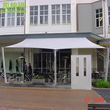 6 x 6 M/pcs Customized Commercial Carport Square Shde Sail 95% UV protection with free ropes