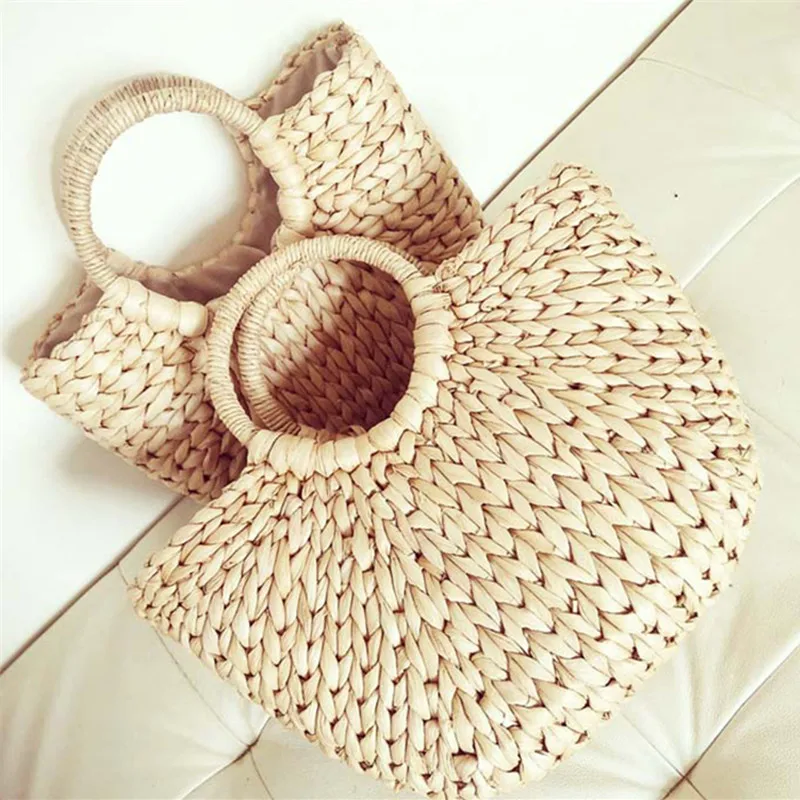 Vintage Straw Bag Round Rattan Bags Handmade Summer Bags Woven Beach Ladies Circle Shoulder Bag Bohemia Girls Travel Handbags Vintage Straw Bag Round Rattan Bags Handmade Summer Bags Woven Beach Ladies Circle Shoulder Bag Bohemia Girls Travel Handbags