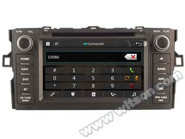 Clearance WITSON CAR DVD GPS For TOYOTA AURIS car audio navi with Capctive Screen 1080P DSP WiFi 3G DVR Good Price GIFT 4