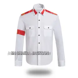 MJ Майкл Джексон CTE, повязки Вышивка верхняя одежда Черный, красный, белый цвета Цвет имитацией рубашки