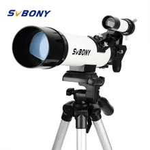 Svbony 60420 (420/60mm) Astronomical Refractor Telescope Monocular for Kids School w/ Cell Phone Mount Adapter F9304