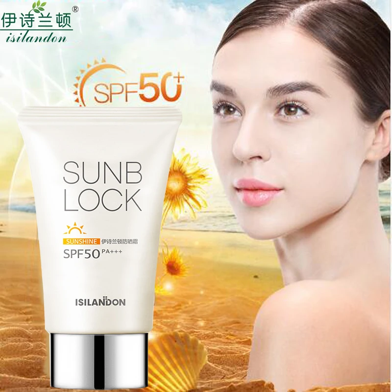 Isilandon мягкий солнцезащитный лосьон SPF50+ PA++ 50 мл крем для лица изоляции УФ с защитой от солнечных лучей, солнцезащитные средства для тела тональный крем солнцезащитный крем косметика