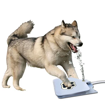 

Pet Fountain Automatic Dogs Water Feeder Outdoor Pet Activated Drinking Water Fountain Hose Step Spray Foot Pedal Water Bottle