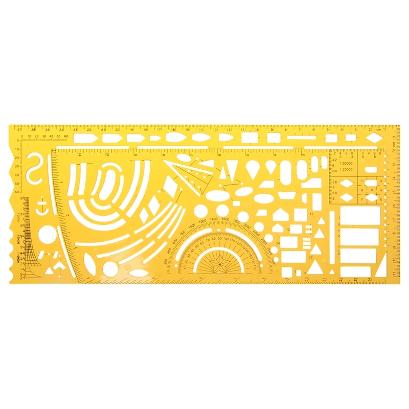 Irregular Arc Drawing Template Ruler Stencil for Architect Design Sewing