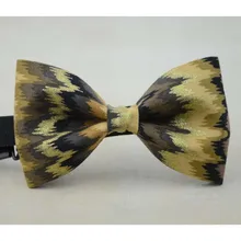 Модный золотой леопардовый галстук-бабочка, хлопковый галстук с принтом, мужские подарочные аксессуары для галстуков для мужчин